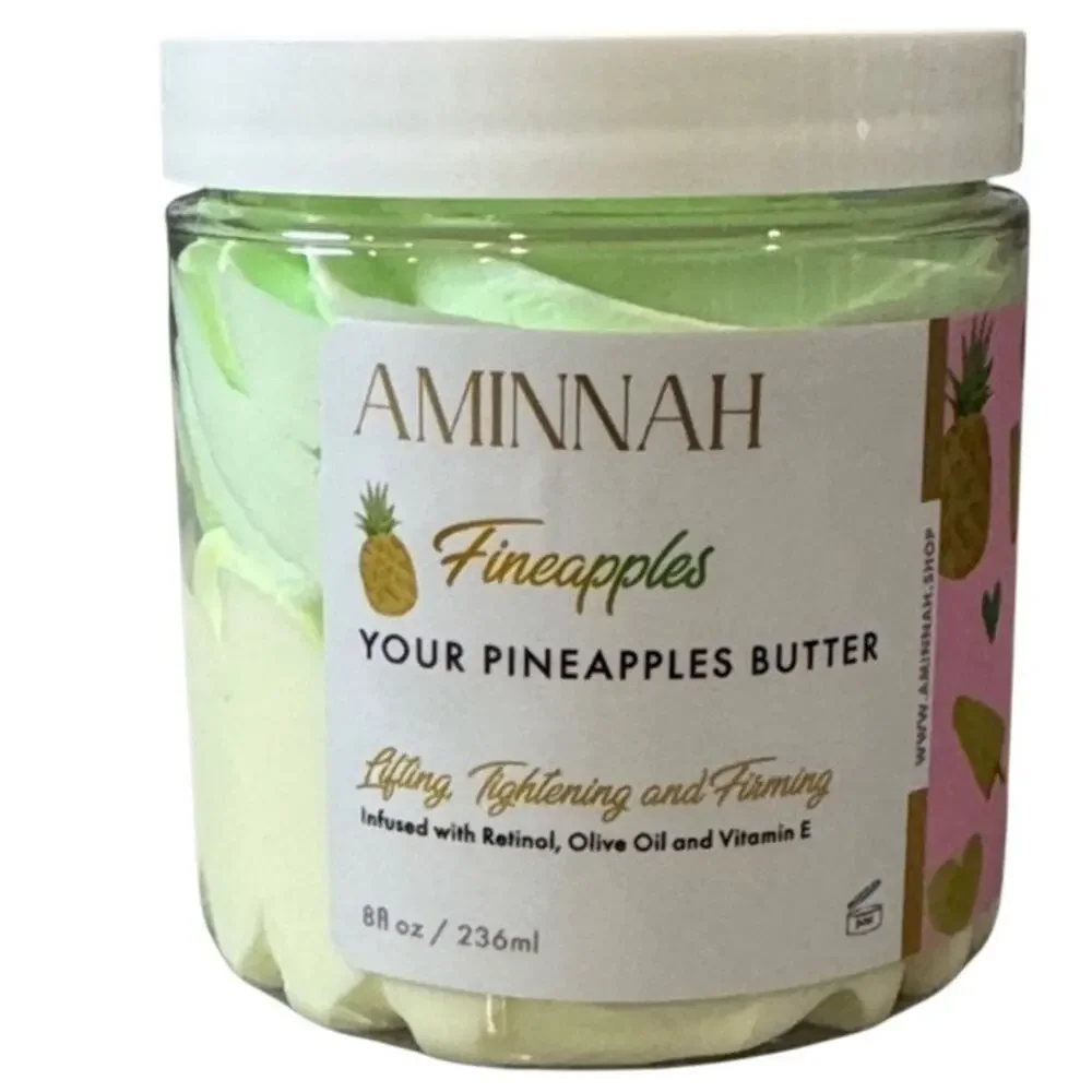 Aminnah Pineapples Body Butter 8oz NEW